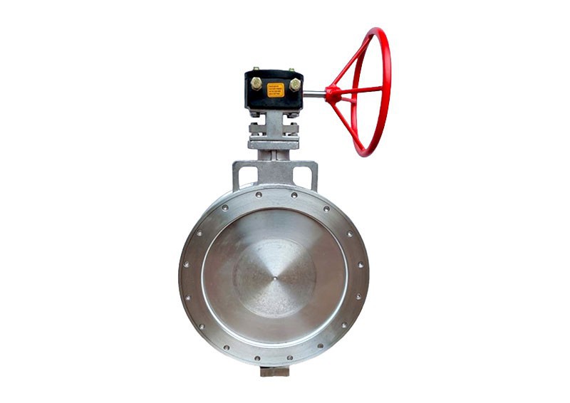 High Performance Double Offset Butterfly Valve Gear Operated 