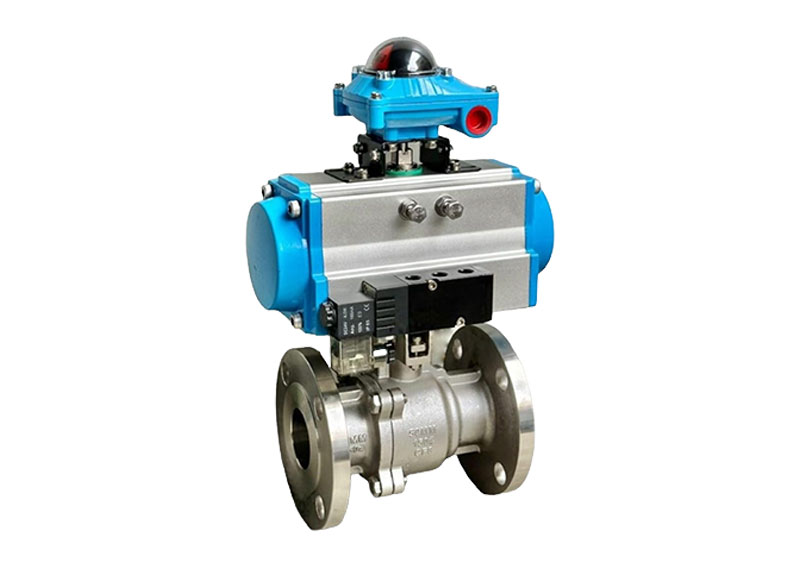 Pneumatic Operated Flanged End Ball Valve